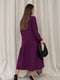 Фіолетова сукня з асиметричним воланом | 6810733 | фото 3