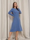 Блакитна сукня класичного силуету | 6810757 | фото 2