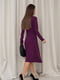 Фіолетова сукня класичного силуету | 6810760 | фото 3