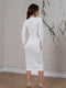 Біла сукня з глибоким декольте | 6811147 | фото 4