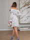 Біла сукня з відкритими плечима | 6811165 | фото 3