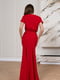 Червона сукня максі довжини | 6811170 | фото 3