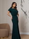 Зелена сукня максі довжини | 6811171 | фото 2