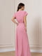Рожева сукня максі довжини | 6811172 | фото 3
