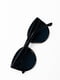 Чорні окуляри кішечки з градієнтом | 6811233 | фото 2