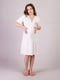 Біла сукня для вагітних з рюшами | 6811263 | фото 2