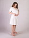 Біла сукня для вагітних з рюшами | 6811263 | фото 4