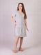 Сіра сукня для вагітних з рюшами | 6811271 | фото 2