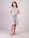 Сіра сукня для вагітних з рюшами | 6811271 | фото 3