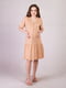 Сукня для вагітних гірчичного кольору з рюшами | 6811278 | фото 2