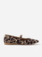 Балетки шкіряні леопардові | 6811311 | фото 4
