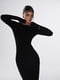 Чорна сукня-максі силуетного крою з вирізом на спинці | 6811326 | фото 5