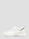 Белые кожаные кроссовки | 6812099 | фото 3