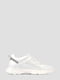 Белые кожаные кроссовки | 6812099 | фото 4