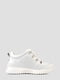Белые кожаные кроссовки | 6812104 | фото 4