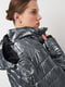 Серебристая лыжная куртка на флисовой подкладке | 6811380 | фото 5