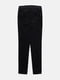 Черные бархатные брюки прямого кроя | 6811439 | фото 2