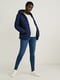 Стьобана темно-синя куртка для вагітних | 6811684 | фото 3
