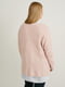 Вязаный пуловер розового цвета | 6811705 | фото 4