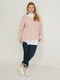 Вязаный пуловер розового цвета | 6811705 | фото 2