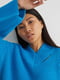 Свободный синий джемпер с широкими рукавами | 6811742 | фото 4