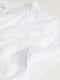 Белая блуза свободного фасона с присборенным воротником | 6811913 | фото 2