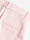 Светло-розовые брюки зауженного фасона | 6811957 | фото 3