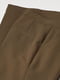 Розкльошені коричневі штани з розрізами | 6812016 | фото 2