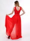 Сукня червона вечірня довжини максі | 6764655 | фото 2