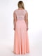Вечірня сукня персикового кольору в підлогу | 6764677 | фото 2