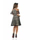 Сукня дизайнерська міні чорна з пишною спідницею | 6764719 | фото 2