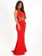 Сукня червона вечірня довжини максі | 6764736 | фото 2