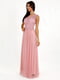 Сукня вечірня довжини максі рожева | 6764739 | фото 2