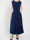 Сукня синя довжини міді “Міорі” | 6765010 | фото 2