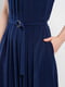 Сукня синя довжини міді “Міорі” | 6765010 | фото 4