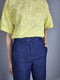 Жовта блуза із прошви з широкими рукавами | 6765058 | фото 2