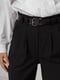 Класичні чорні штани з ременем | 6765154 | фото 5