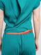 Костюм літній смарагдового кольору: блуза і спідниця | 6765379 | фото 5