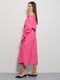 Сукня з відкритими плечима максі рожева | 6765577 | фото 3
