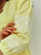 Лляна сукня жовтого кольору з вишивкою та кутасами | 6765634 | фото 3
