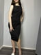 Елегантна чорна сукня-футляр з застібкою-блискавкою на спинці | 6765849