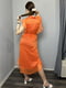 Сукня літня шифонова оранжева | 6765937 | фото 2