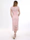 Сукня рожева довжини міді з гіпюру | 6764649 | фото 5