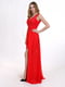 Сукня червона вечірня довжини максі | 6764655 | фото 3
