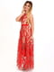 Вечірня сукня червона довжини максі | 6764702 | фото 3