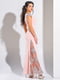 Вечірня сукня рожева дизайнерська довга зі спідницею "годе" | 6764711 | фото 4