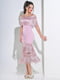 Вечірня рожева сукня довжини міді | 6764752 | фото 3