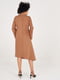 Сукня кольору кемел з розрізами на рукавах | 6765029 | фото 4