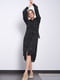 Сукня чорна в горох дизайнерська довжини міді "Діана" | 6765054 | фото 5