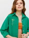 Костюм зі сорочки і шортів лляний зелений  | 6765660 | фото 4